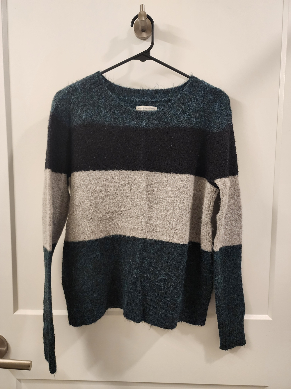 American Eagle Outfitters Colorblock Crewneck Sweater